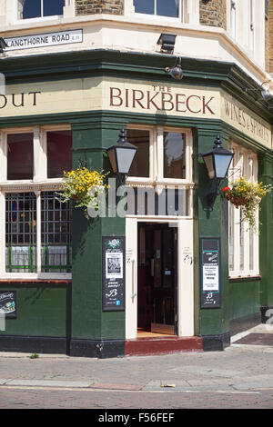 Le Birkbeck Tavern, un traditionnel pub de l'East London, London Leyton en Angleterre Royaume-Uni UK Banque D'Images