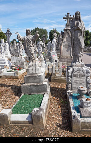St Patrick's Roman Catholic Cemetery, Leyton, Londres Angleterre Royaume-Uni UK Banque D'Images