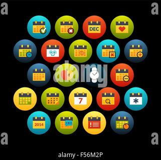 Télévision icons set 16 Illustration de Vecteur