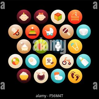 Télévision icons set 27 Illustration de Vecteur