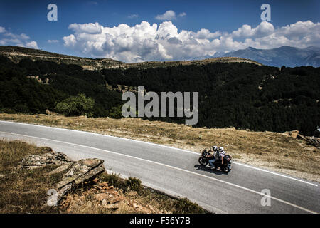 Road Trip mont Olympos Grèce Banque D'Images