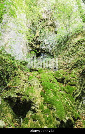 Incroyable vue naturelle à la chaîne des Pyrénées en Espagne Banque D'Images