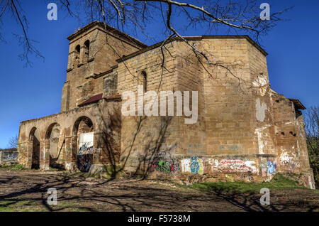 Photo à l'une église abandonnée en Espagne Banque D'Images