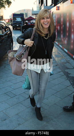 Londres, Royaume-Uni, 25 Septembre 2015 : Kate Garraway vu à Global House à Londres Banque D'Images