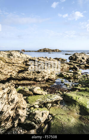 Hendaye (Basque : Hendaia) est le plus au sud-ouest ville et commune de France Banque D'Images