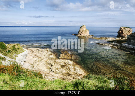 Hendaye (Basque : Hendaia) est le plus au sud-ouest ville et commune de France Banque D'Images