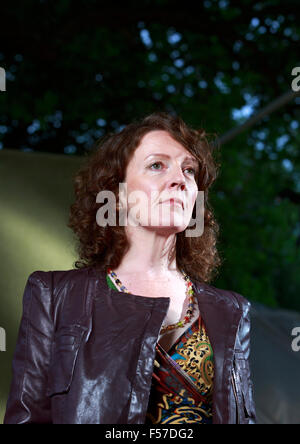 Michele Forbes. Edinburgh International Book Festival 2014 photos prises à Charlotte Square Gardens. Édimbourg. Pako Mera 18/08/ Banque D'Images