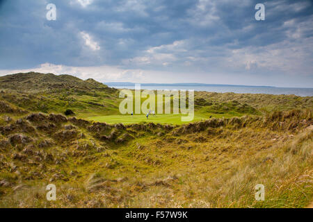 Enniscrone Golf Club, Mayo, Ireland Banque D'Images