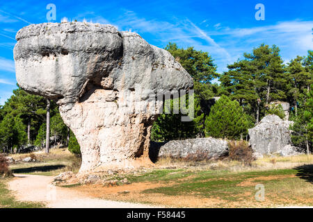 La Ciudad Encantada (Ville Enchantée), Cuenca (Espagne) Banque D'Images