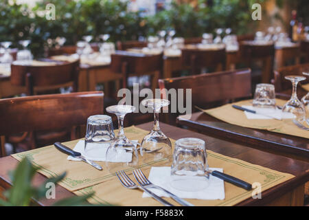 Restaurant en Italie Banque D'Images