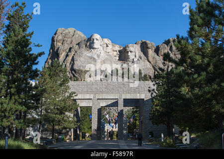 Le Mont Rushmore, South Dakota, USA Banque D'Images