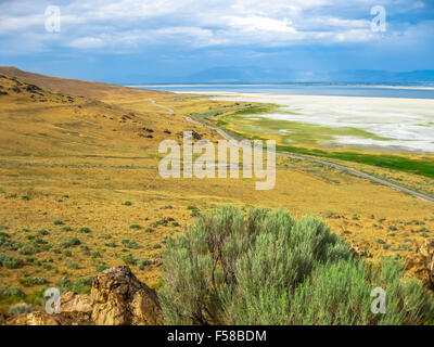 L'Utah Antelope Island Banque D'Images