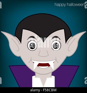 Vampire d'Halloween en format vectoriel Illustration de Vecteur