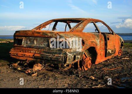 Voiture abandonnée Banque D'Images