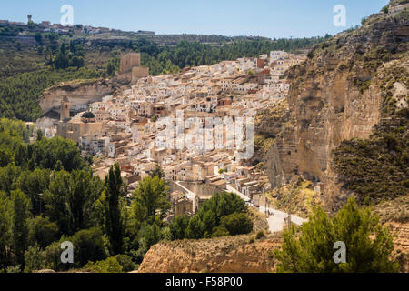 Alcala del Jucar ville de Castille La Manche, Albacete, Espagne, Europe Banque D'Images