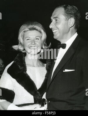 DORIS DAY avec mari Marty Melcher sur 1966 Banque D'Images