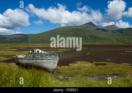 Ancien Bateau de pêche, Mull Banque D'Images