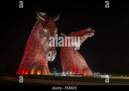 Les Kelpies Banque D'Images