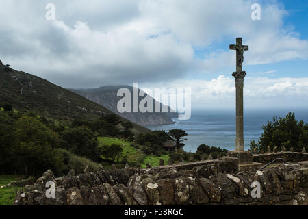 San Andrés de Teixido, Galice, Espagne Banque D'Images