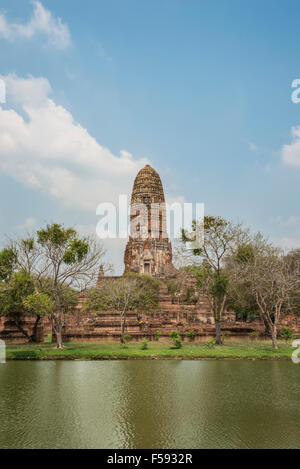 Temple Bouddhique Wat Phra Ram, Tha Wa Su Kri, Ayutthaya, Wat Chang Phra Nakhon Si Ayutthaya, Thaïlande Banque D'Images