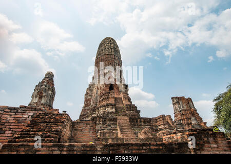 Temple Bouddhique Wat Phra Ram, Tha Wa Su Kri, Ayutthaya, Wat Chang Phra Nakhon Si Ayutthaya, Thaïlande Banque D'Images