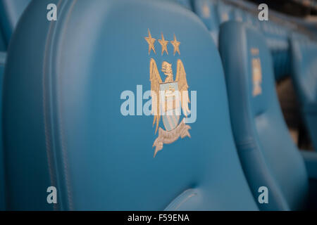 Place à Etihad Stadium, domicile du Manchester City Football club Banque D'Images