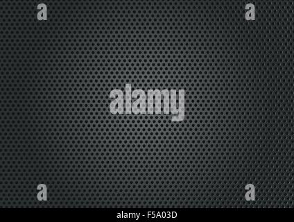 Plaque en métal avec des trous ronds, VECTOR, EPS10 Illustration de Vecteur