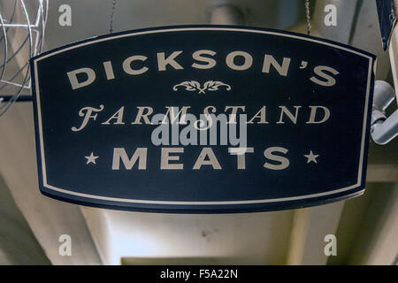 Dickson, Viandes Farmstand,Chelsea Market , Chelsea, sw ville de New York, États-Unis d'Amérique. Banque D'Images