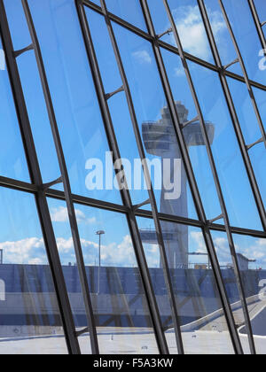 Tour de contrôle à l'aéroport international John F. Kennedy, New York Banque D'Images