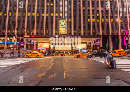 Penn Station, Manhattan, New York City, États-Unis d'Amérique. Banque D'Images