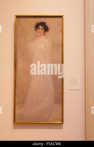 Serena Pulitzer Lederer de Gustav Klimt au Metropolitan Museum of Art (MET) , New York City, États-Unis d'Amérique. Banque D'Images