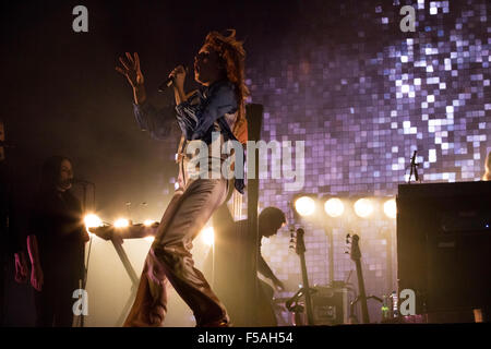 2015 candidat au Prix Mercure Florence Welch de Florence et la machine live Electric Picnic festival, 6 septembre 2015. Banque D'Images