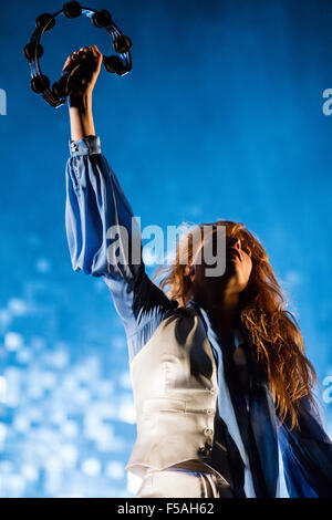 2015 candidat au Prix Mercure Florence Welch de Florence et la machine live Electric Picnic festival, 6 septembre 2015. Banque D'Images