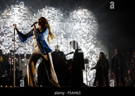 2015 candidat au Prix Mercure Florence Welch de Florence et la machine live Electric Picnic festival, 6 septembre 2015. Banque D'Images