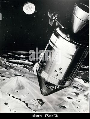 Juillet 1969 Apollo 8 Lune vol photo montre un concept de l artiste