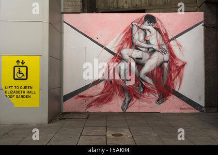 Le baiser par Rüdiger Irtenkauf, Koszykowska partie de le Southbank Centre, le Festival de l'amour. Banque D'Images