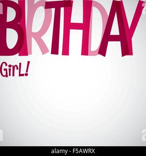 Carte d'anniversaire typographiques en format vectoriel. Illustration de Vecteur