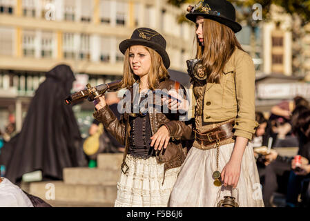 Barcelone, Espagne. 31 octobre, 2015. 31 octobre, 2015. Barcelone, Espagne : des cosplayeurs dans leurs costumes ont assisté à la 21e Manga de Barcelone : Crédit matthi/Alamy Live News Banque D'Images