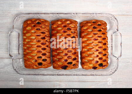 Viennoiserie. Apple et la pâte feuilletée. Banque D'Images