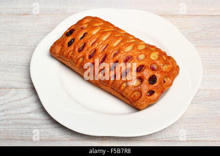 Viennoiserie. Apple et la pâte feuilletée. Banque D'Images