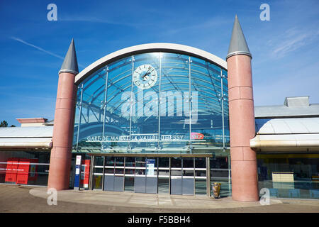 La station de chemin de fer, Disney Village Disneyland Paris Marne-la-Vallée Chessy France Banque D'Images