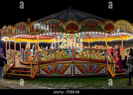 Carters Steam Fair, fête foraine, Reading, Royaume-Uni Banque D'Images