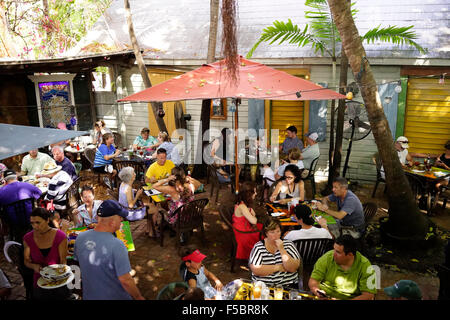 Bar et restaurant Blue Heaven Key West, Floride, USA Banque D'Images