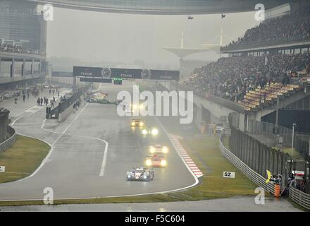 Le 1 novembre 2015 - Shanghai, République populaire de Chine - 6 heures de Shanghai au Circuit International de Shanghai. © Marcio Machado/ZUMA/Alamy Fil Live News Banque D'Images