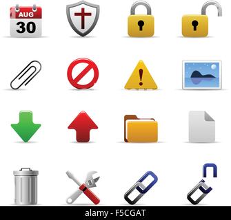 Web Icons Vector Illustration de Vecteur