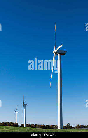 Wind farm, Canastota, New York, USA Banque D'Images