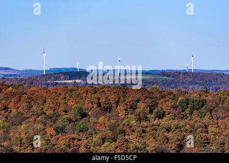 Wind farm, Madison, New York, USA Banque D'Images