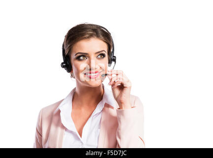 Attractive young businesswoman Banque D'Images