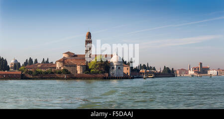 San Michele l'église et de l'île, Venise, Italie Banque D'Images