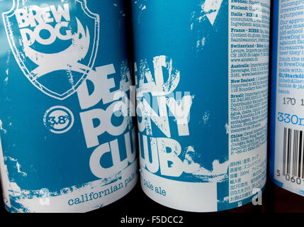 Poney Club morts pale ale californien par Brew Dog, Londres Banque D'Images